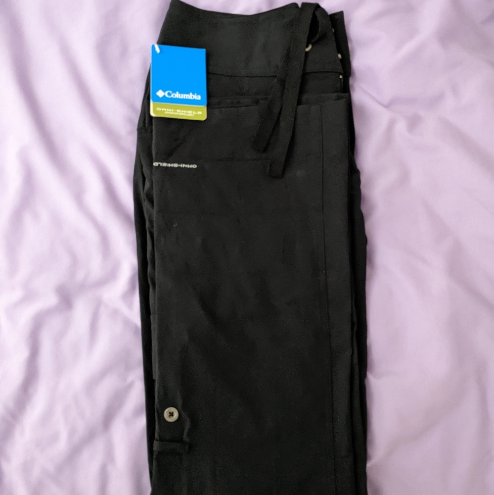 New with tags Black Columbia Omnishield pants